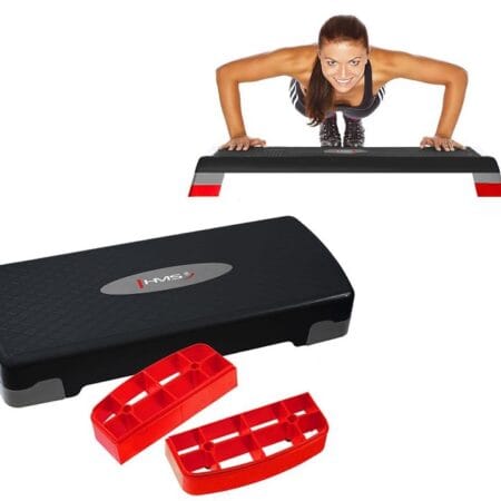 BLACK/GRAY/RED STEP DO AEROBIKU HMS