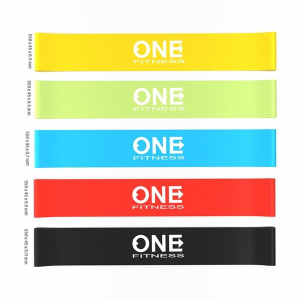 SET05 SLIM ZESTAW GUM DO ĆWICZEŃ ONE FITNESS - obrazek 4