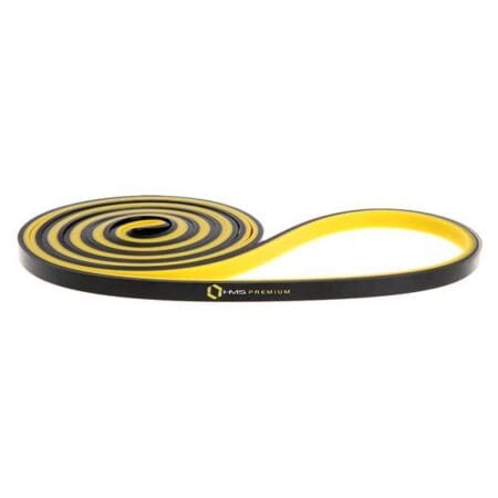 ŻÓŁTO-CZARNA 9 x 5 x 2250 MM GUMA DO ĆWICZEŃ HMS PREMIUM