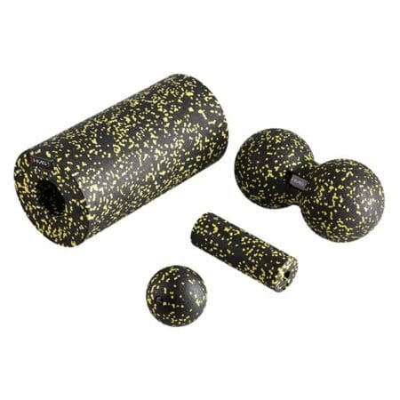BLACK-YELLOW SET ZESTAW DO MASAŻU WAŁKI/PIŁKI(4 szt) HMS
