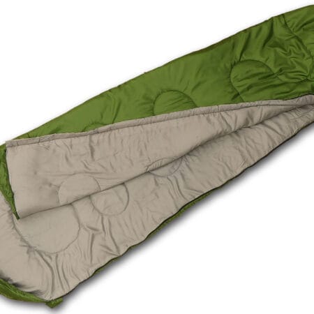 ŚPIWÓR NEPAL CIEMNOZIELONY 210x80x50CM ENERO CAMP