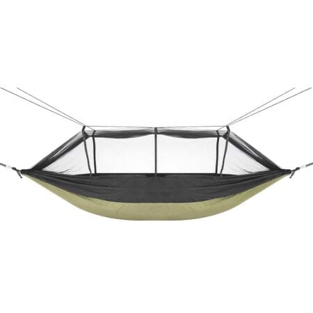 HAMAK TURYSTYCZNY 2 OSOBOWY 270X140CM Z MOSKITIERĄ ZIELONY